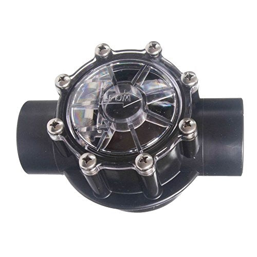 25830-814-000 Zodiac Serviceable Check Valve 2" Socket X 2.5" Spigot Std Style 180 Degree 1/4 Lb Spring