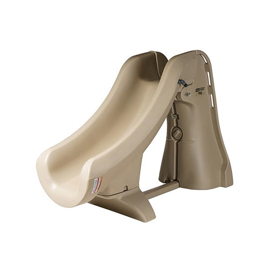 660-209-5810 Slide Away SR Smith Removable In Ground Pool Slide Taupe