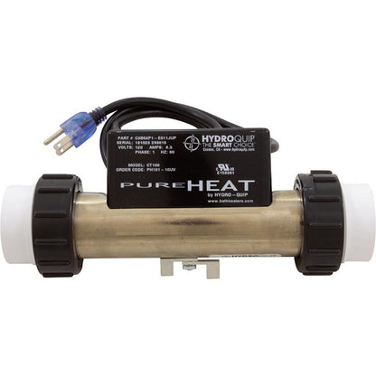 Heater, Bath, H-Q InLine, PH101-10UV, 1.5" x 7", 115v, 1kW, VAC