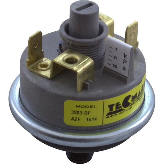 Pressure Switch 3903-DF, 1A, Tecmark, 1/8"mpt, SPST, Field Adj