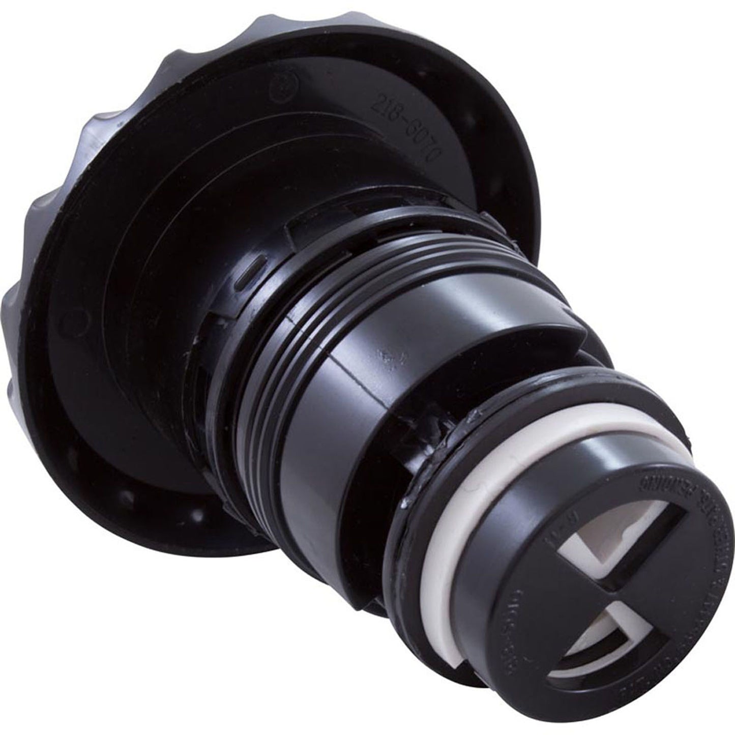 Jet Intl, WW Poly Jet, 3-3/8"fd, Roto, Dlx Scal, Blk