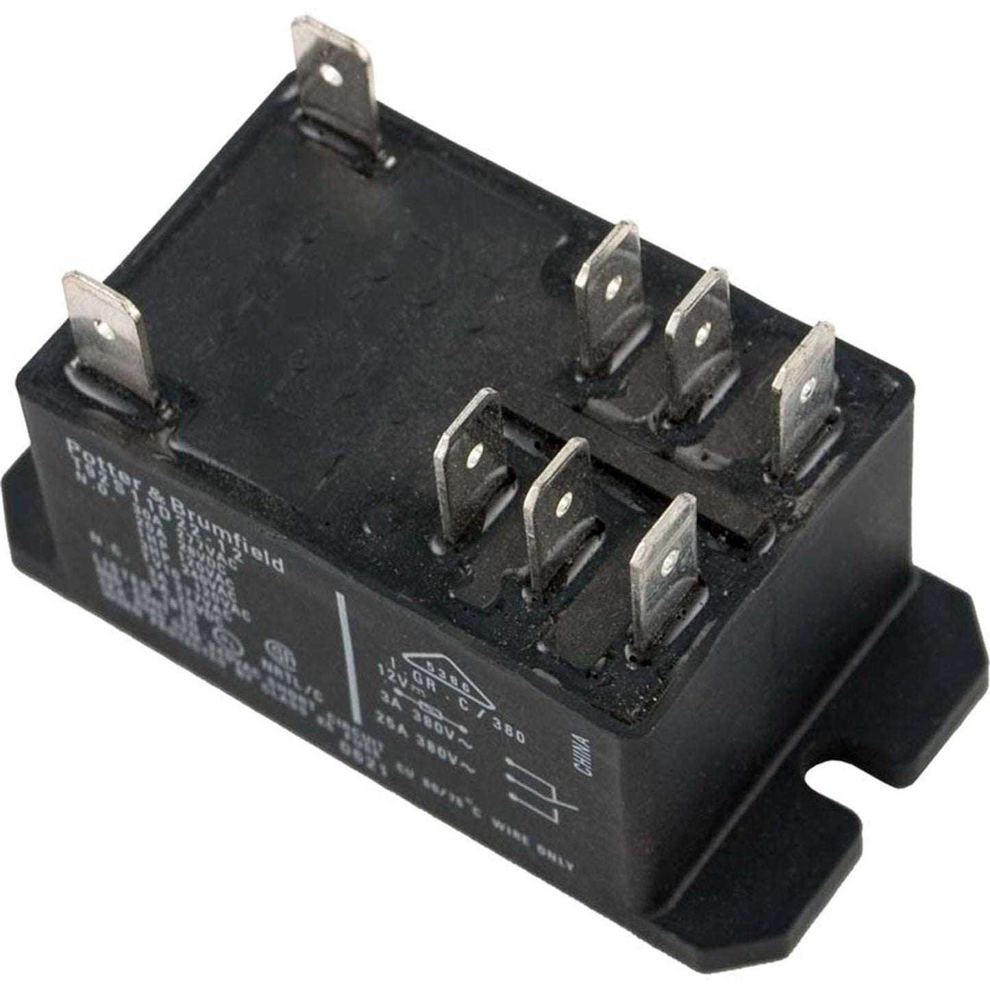 Relay, PandB, T-92, DPDT, 30A, 12vdc, Coil