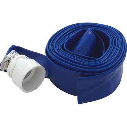 Backwash Hose, Valterra, 1-1/2" x 25ft, w/Clamp & Hose Adapter