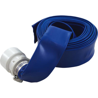 Backwash Hose, Valterra, 1-1/2" x 25ft, w/Clamp & Hose Adapter